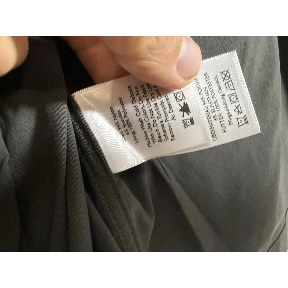 Eddie Bauer Travex Blazer Men's 44 Dark Gray Voyager Travel Coat Jacket Stretch